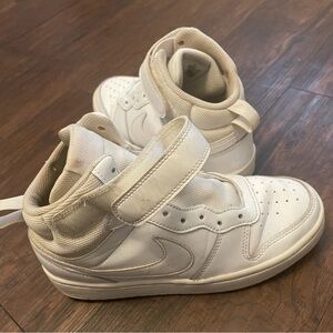 Nike Kids Cream High-Top Sneakers